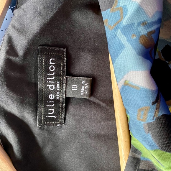 Julie Dillon Abstract Cocktail Dress - 10 - Picture 3 of 5